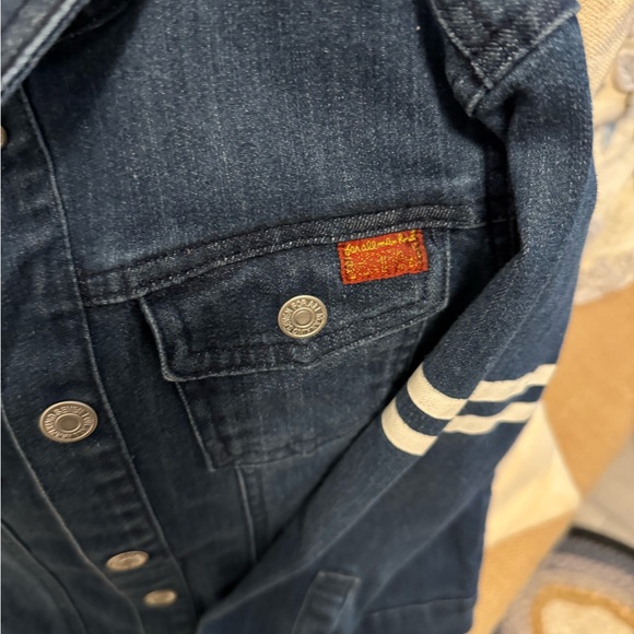 7 for all mankind Toddlers boys denim jacket 4T - Picture 2 of 4